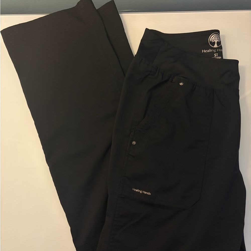 Healing Hands black scrub bottoms